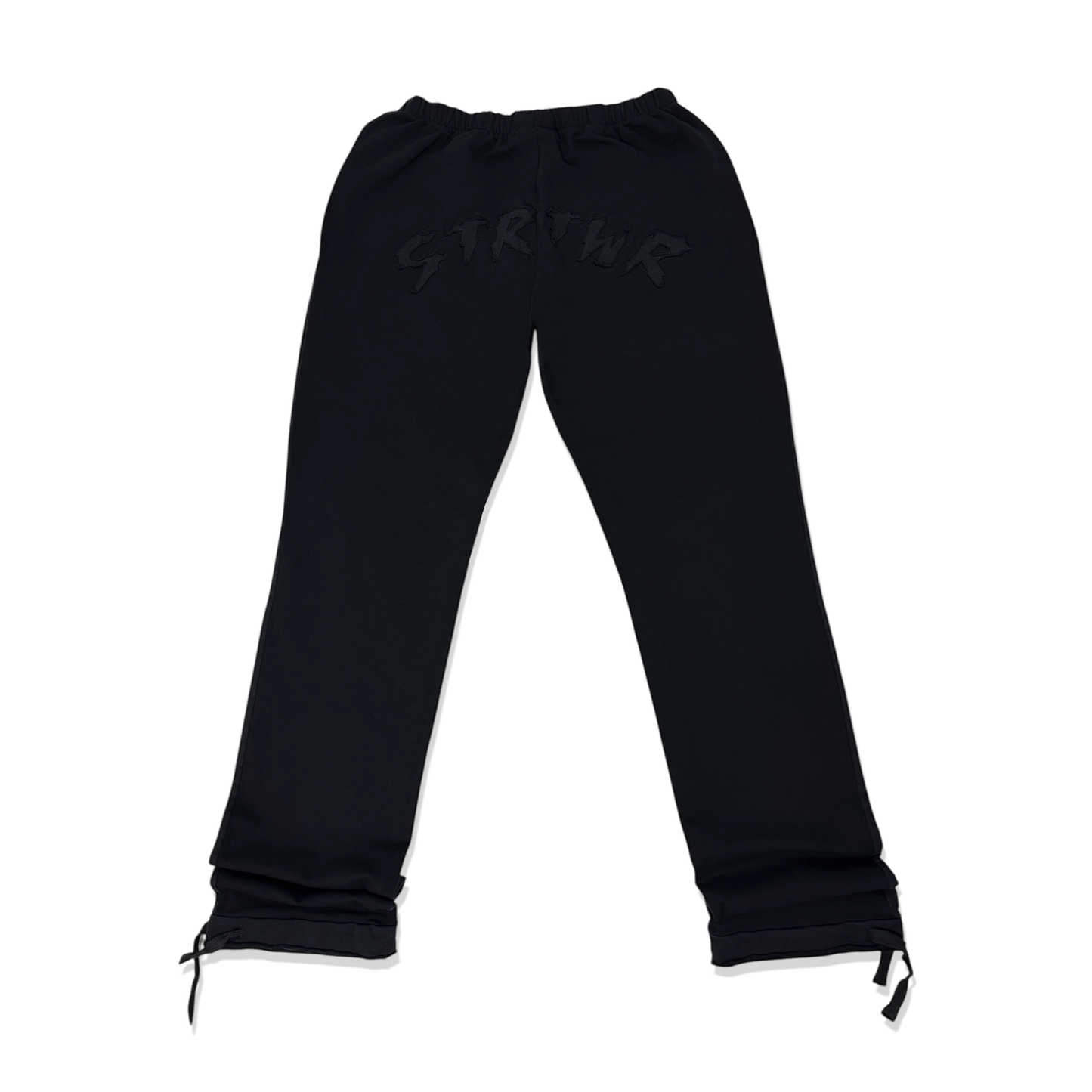 88 DISTRESSED JOGGERS - BLACK