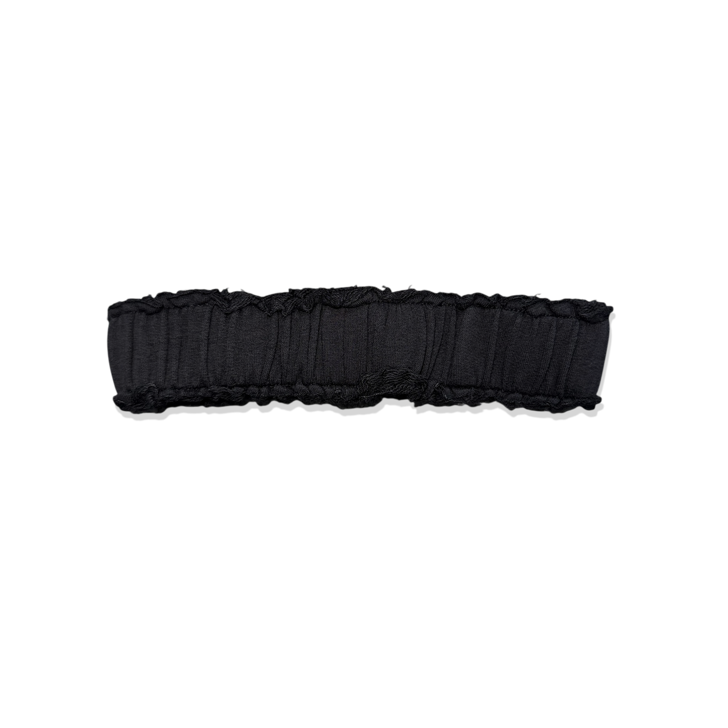 DISTRESSED HEADBAND - BLACK