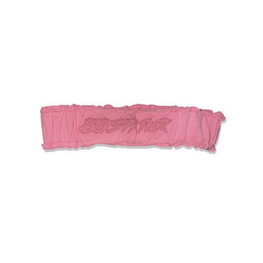 DISTRESSED HEADBAND - PINK