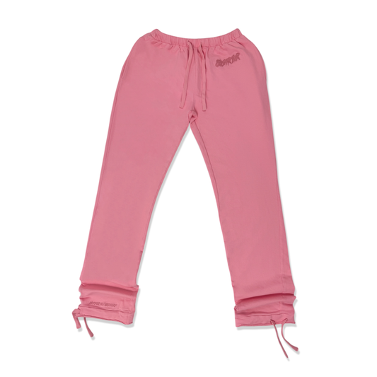 88 DISTRESSED JOGGERS - PINK